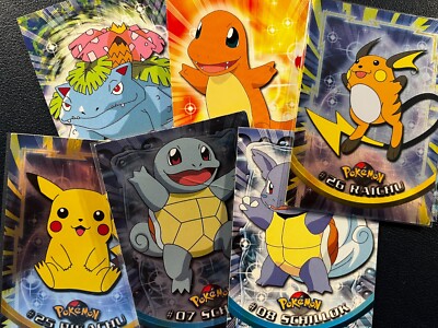 Pokemon Karten Topps Original 1999 Nintendo Sammeln zum Auswählen Retro Holo