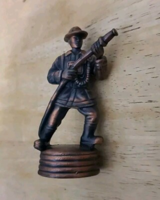 Fireman Pencil Sharpener Hose Die Cast Metal 3D 3.5 Inches Tall Height