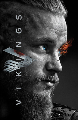 AA5824 Vikings Show By Michael Hirst 2013 Actor Movie Poster 11x17