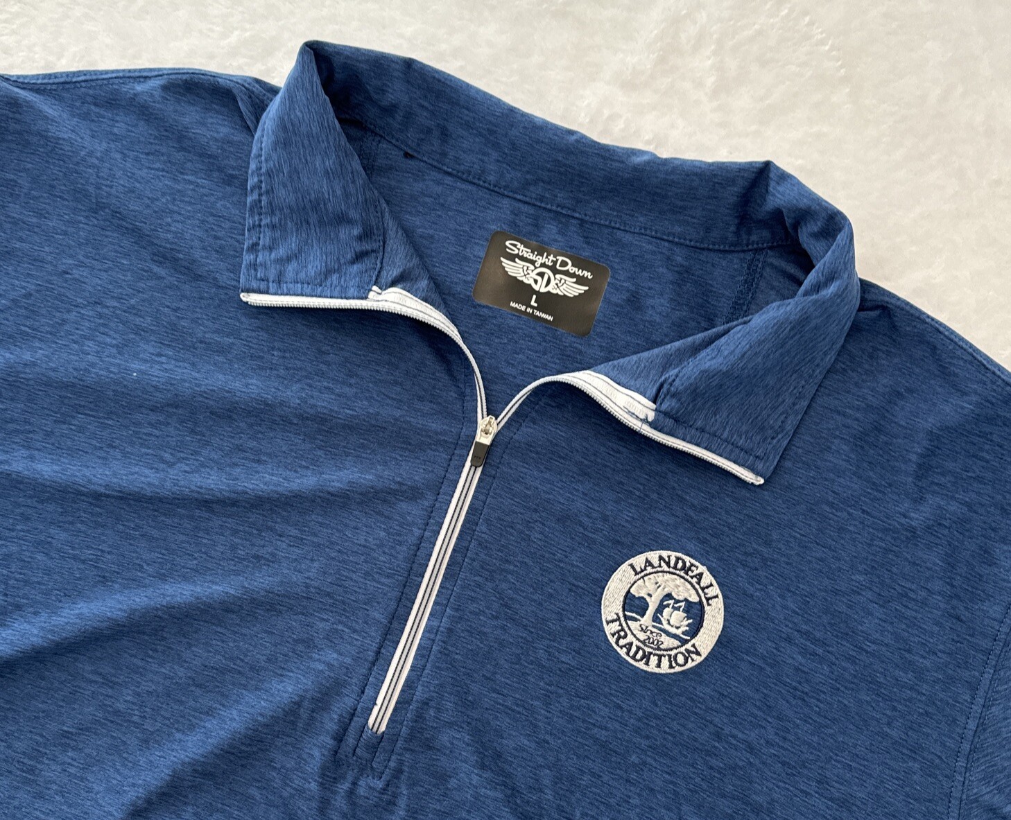 Straight Down LARGE Golf Pullover Lightweight Per… - image 1