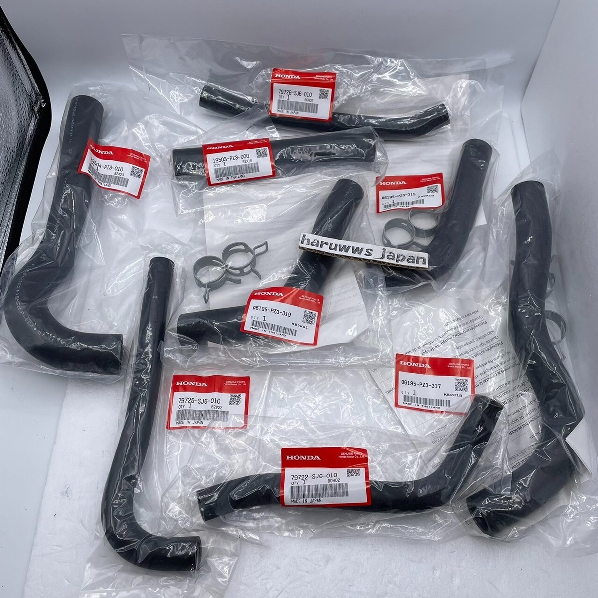 Genuine HONDA Acty HA3 HA4 Radiator Heater Water Hose 8pcs Set