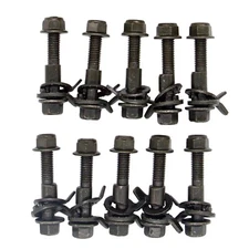 10pcs LYKT Performance Adjustable 12mm Cam Bolts Camber Correction Alignment Kit