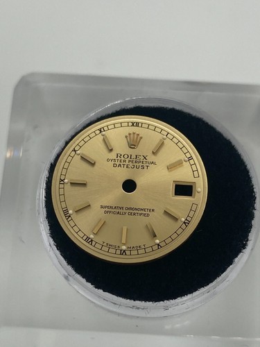 Genuine Rolex Datejust 26mm Champagne w/ Gold Sticks 69173 179173 - Afbeelding 1 van 2