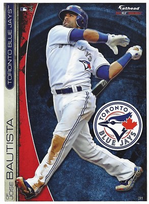 JOSE BAUTISTA TORONTO BLUE JAYS FATHEAD TRADEABLES REMOVABLE STICKER 2013 #31