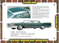 Metal Sign - 1960 Chrysler Imperial Sign Variant 08 Metal Sign - 1960 Chrysler Imperial Sign Variant 08