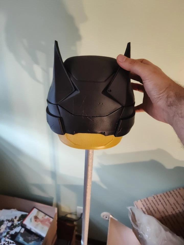 Bat Man Dark Detective Themed Helmet Cosplay Display Youshstudio Unpainted - Image 4 of 4