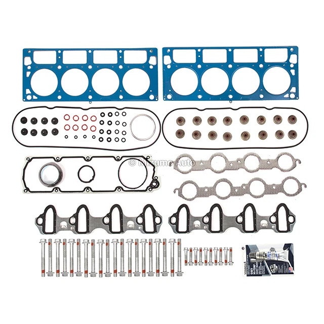Head Gasket Bolts Set Fit Chevrolet Colorado Express GMC Savana Yukon 4.8 5.3 - Image 2 of 4