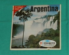 vintage Sawyers ARGENTINA VIEW-MASTER REELS packet missing booklet 