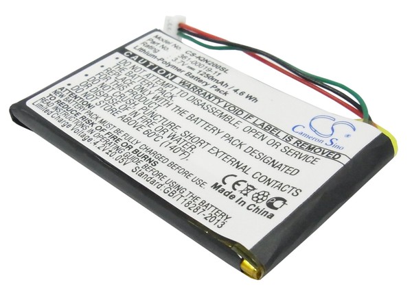 Ersatzakku - CS-IQN200SL - Garmin NüVi 200 / 361-00019-11 - 3,7 Volt 1250Mah Li--image