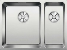 Blanco  ANDANO 340/180-U St/Steel  Left Hand Bowl Undermount Double Bowl Sink