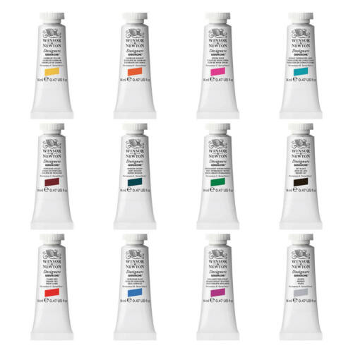 Winsor & Newton Designers Gouache Paint 14ml Tube in 89 Colours  - Afbeelding 1 van 95