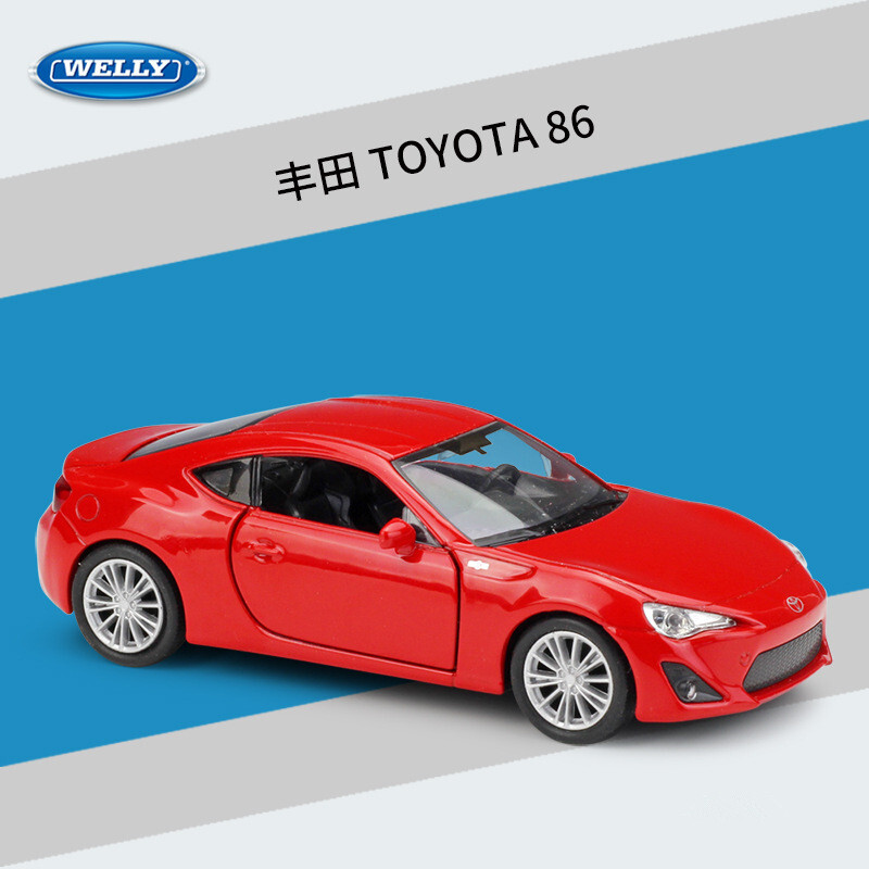 Welly 1:36 Toyota 86 Diecast Pullback Model Car Boy Toy | eBay