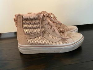 blush high top vans