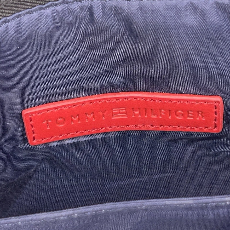 TOMMY HILFIGER CROSSBODY PURSE LOGO BEIGE BROWN TRAVEL LIGHTWEIGHT eBay