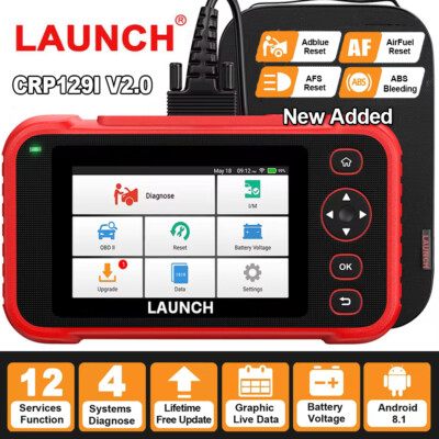 LAUNCH Car Diagnostic Tool Vehicle OBD2 Scanner Code Reader EPB OIL BMS DPF SAS