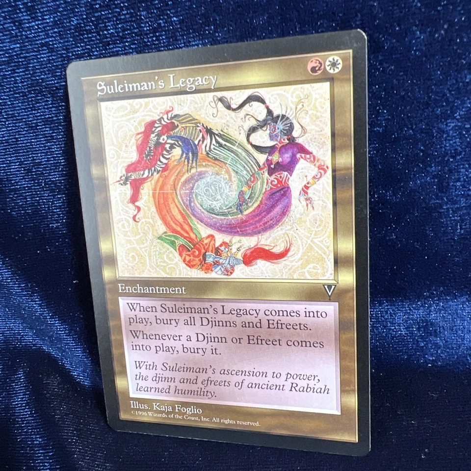 Suleiman's Legacy Visions Magic The Gathering Card MTG RARE RESERVED LIST - Image 3 of 4