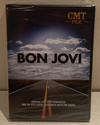 CMT Pick BON JOVI, New! DVD,Performance, Interviews,It's My Life, Dead or Alive,