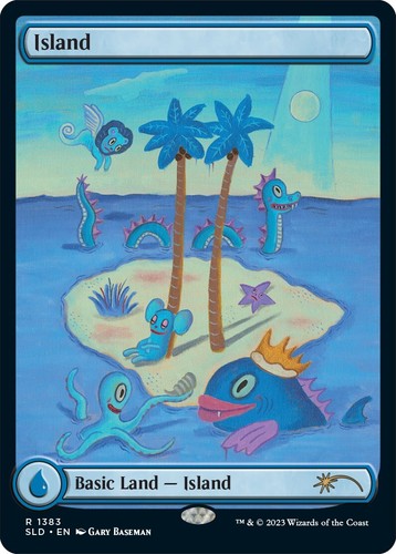MTG Island FOIL Secret Lair The Strange Sands 1479 NM | eBay