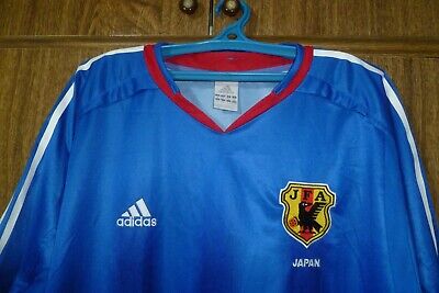Japan Adidas Football Shirt Home 2004/2005/2006 Blue Soccer Japan Adidas Football Shirt Home 2004/2005/2006 Blue Soccer