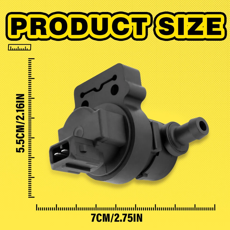 2Set Vapor Canister Purge Solenoid Valve For Mercedes-Benz CL500 CL55 E320 S430 - Image 4 of 4