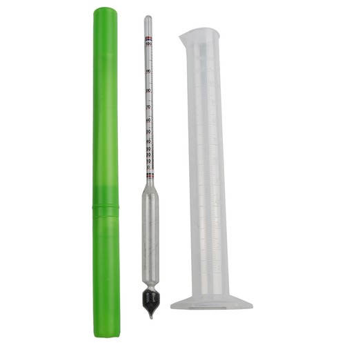 Alkoholmessger?t Destillierger?t 100ml 31*2cm Alkohol Hydrometer Destillieren