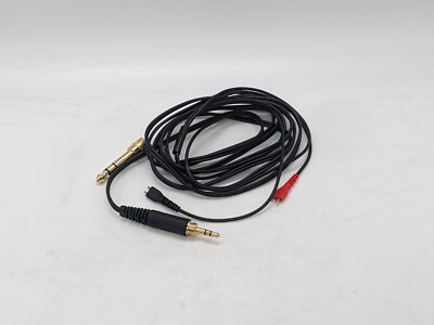 Kabel für Sennheiser HD 25 HD25-1 HD25SP 25SP-II Kopfhörer 3,5 mm Audio 2 m schwarz