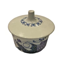 Figgjo Flint Turi Design Lotte Hand Painted Silkscreen Sugar Bowl