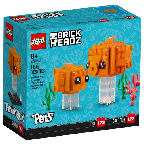 NEW Lego 40442 Brick Headz Pets GOLDFISH (186 PCS) Building Toy - In Hand