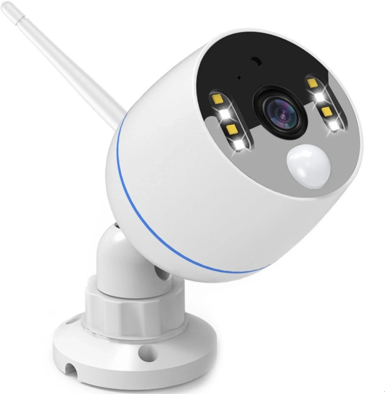YESKAMO 3MP WiFi Security Camera 2-Way Talk AI Human Detection & Siren...