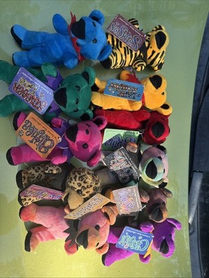 FULL SET 1997 Grateful Dead Beanie Bear Collectible   Edition 1   NEW