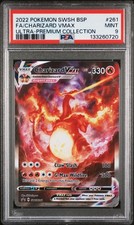 2022 POKEMON SWSH BLACK STAR PROMO #261 FULL ART/CHARIZARD VMAX PSA 9