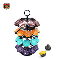 Wdmiya Kapselhalter FüR Dolce Gusto, Drehbar 360 , Schwarz, 36 StüCk, Edelstahl
