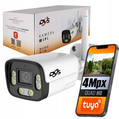 4mp Wifi Outdoor Camera Tuya App 20m Night Vision Ip66 Metal Housing