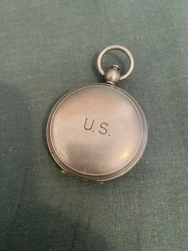 Vintage Original WW2 Wittnauer Military Compass Working