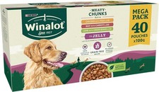 Winalot Dog Food, Mixed in Jelly, 40 x 100g 3.50 per kilo