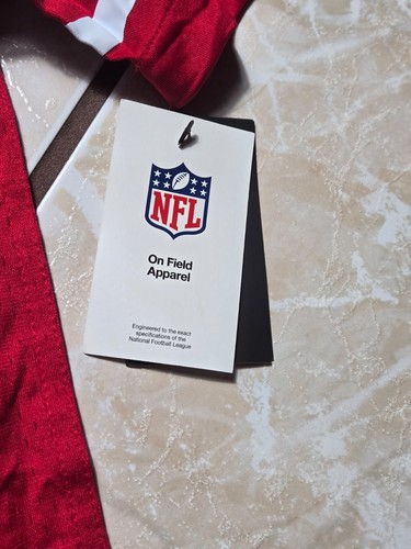 Nike San Francisco 49ers George Kittle #85 Red NFL Game Jersey Uomo Large Nuova con etichette - Foto 4 di 12