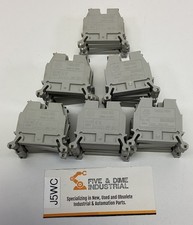 Allen Bradley 1492-W4 Terminal Blocks Feed-Through Gray Lot of 34