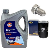 MotoröL Filter Set 10W-40 4 Liter + ÖLablassschraube FüR Audi A4 Seat Skoda VW