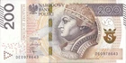 POLAND 200 ZLOTYCH P-189b 2021 UNC