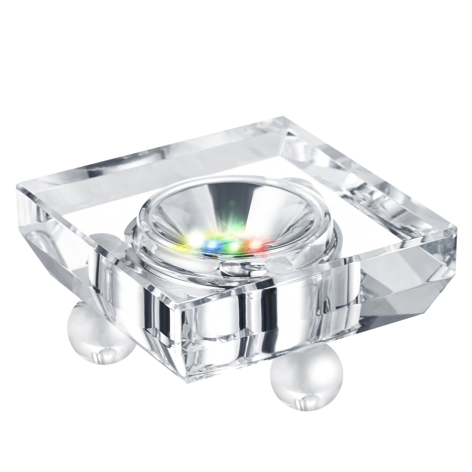 Présentoir en cristal LED pour sublimer votre décoration de salon contemporain