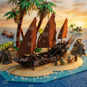 CUSTOM BLOCKS The Lord of the Rings: Pirate Ship Ambush (79008) ALL FIGURES
