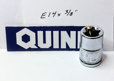 Quinn E14 x 3/8''  Torx Star Socket , Female External Free USA Shipping