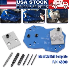 68500 Manifold Drill Template for Ford 2V & 3V Triton Engines (4.6L, 5.4L. 6.8L)