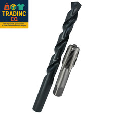 POU Series 1/4-Inch HSS NPS Tap (National Pipe Straight) and 29/64-Inch HSS Dril