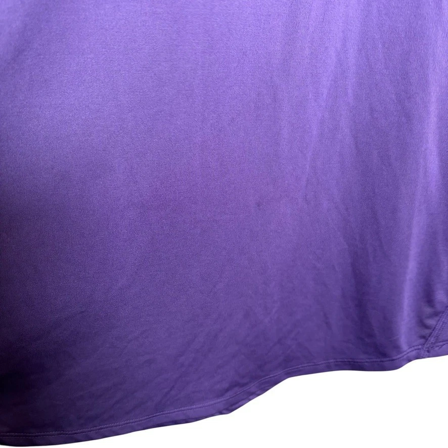 Camiseta sin mangas Tek Gear para mujer XL púrpura sin mangas seca Tek cuello redondo atlética Foto 4 de 4