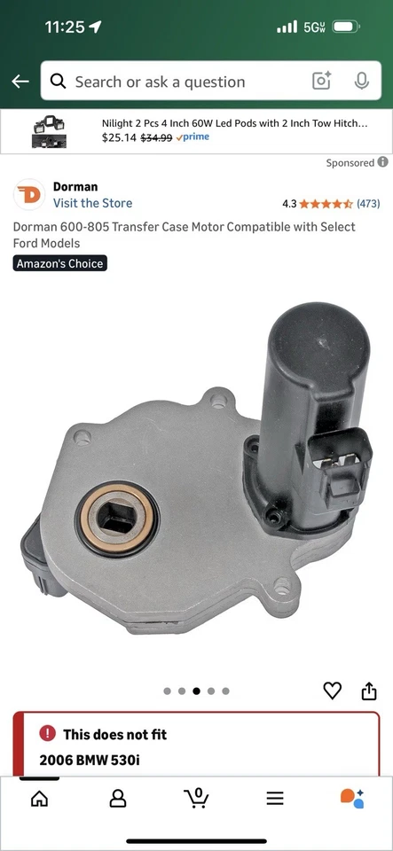Caja de transferencia motor Dorman 600-805 Foto 2 de 4