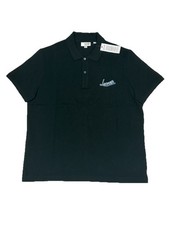 Lacoste Men Slim Fit Printed Logo Short Sleeve Mesh Cotton Polo Shirt Size 8/3XL