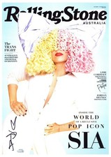 Sia Furler Signed 12x18 Rolling Stone Australia Magazine Poster Photo ACOA