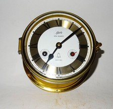 SCHATZ Glasenuhr UHR Schiffsuhr Maritim Messing Schiff Yacht Glockenschlag