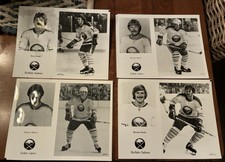 1970 Sabres Team Issued: Perreault, Martin, Robert, Crozier 8x 10 - Lot #4